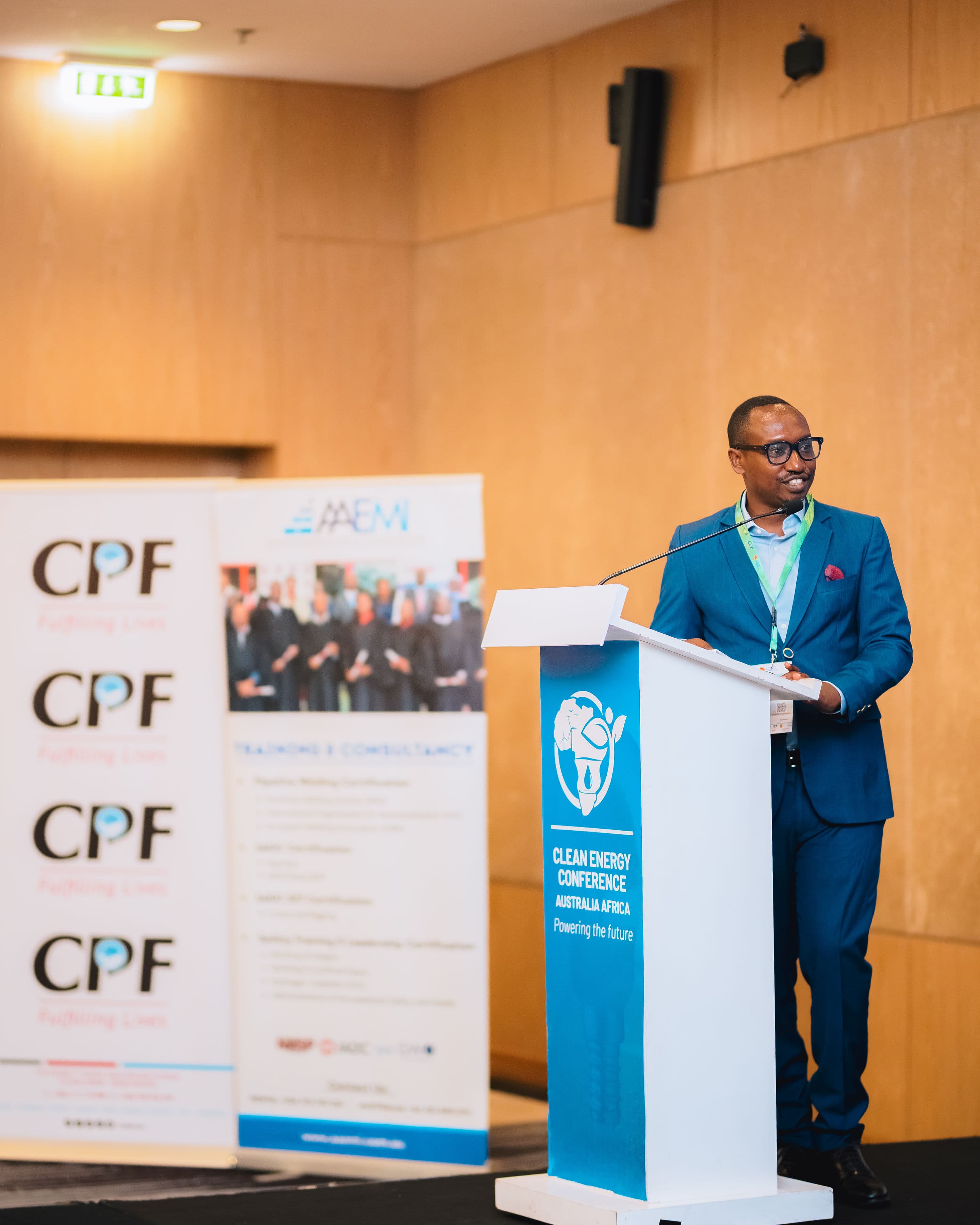 Keynote speaker at the Clean Energy Conference