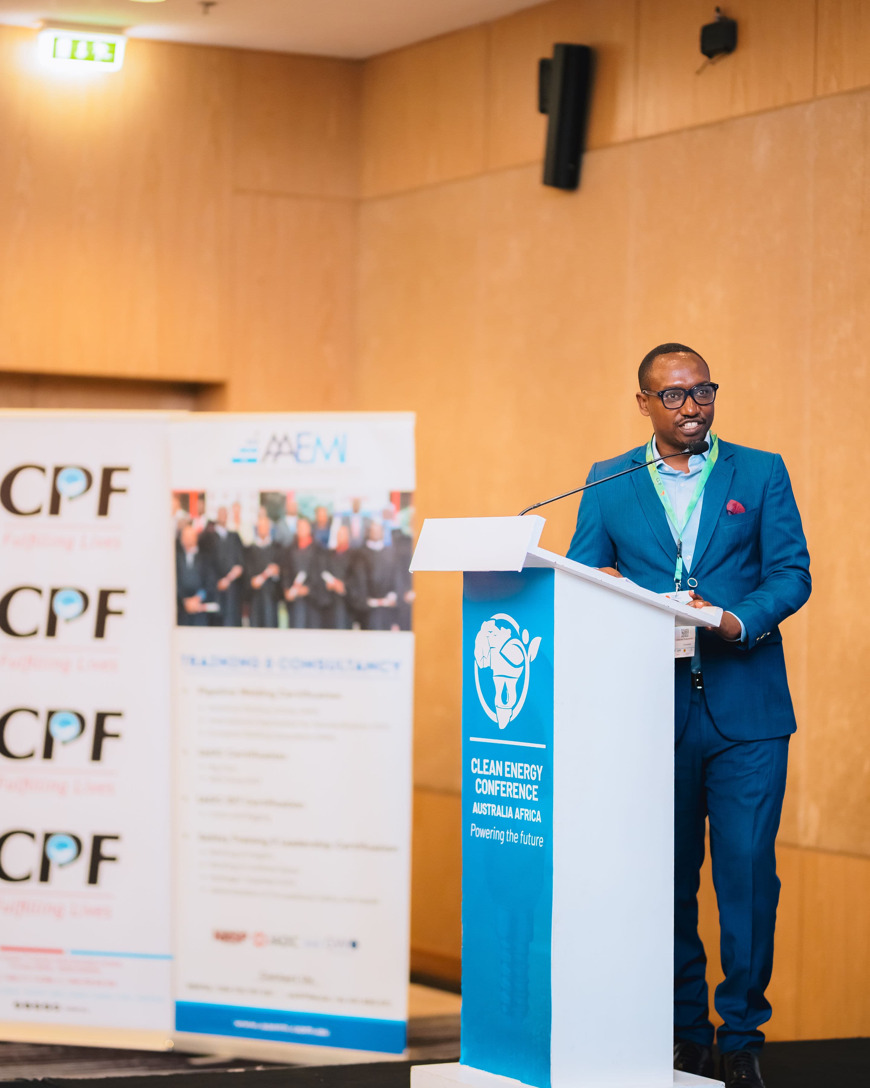 Keynote speaker at the Clean Energy Conference