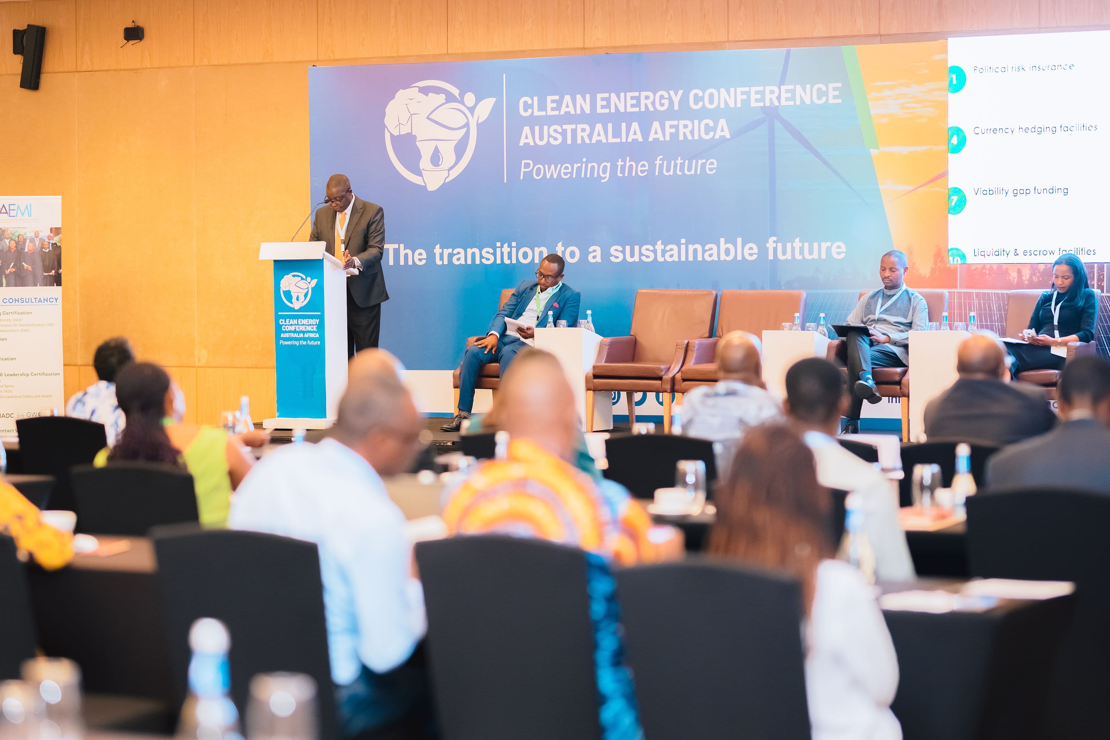 Panel discussion at the Clean Energy Conference