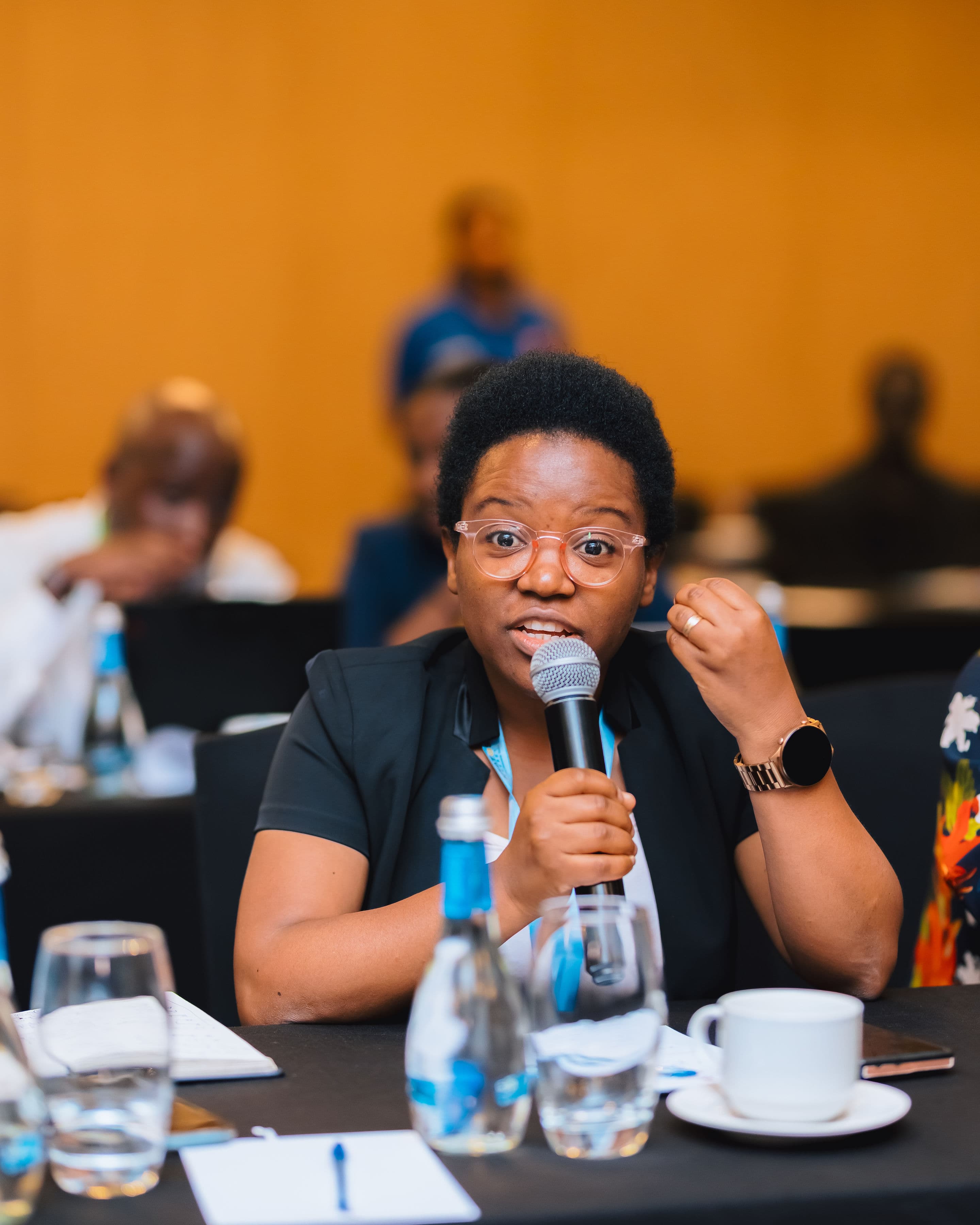 Conference session in Kigali