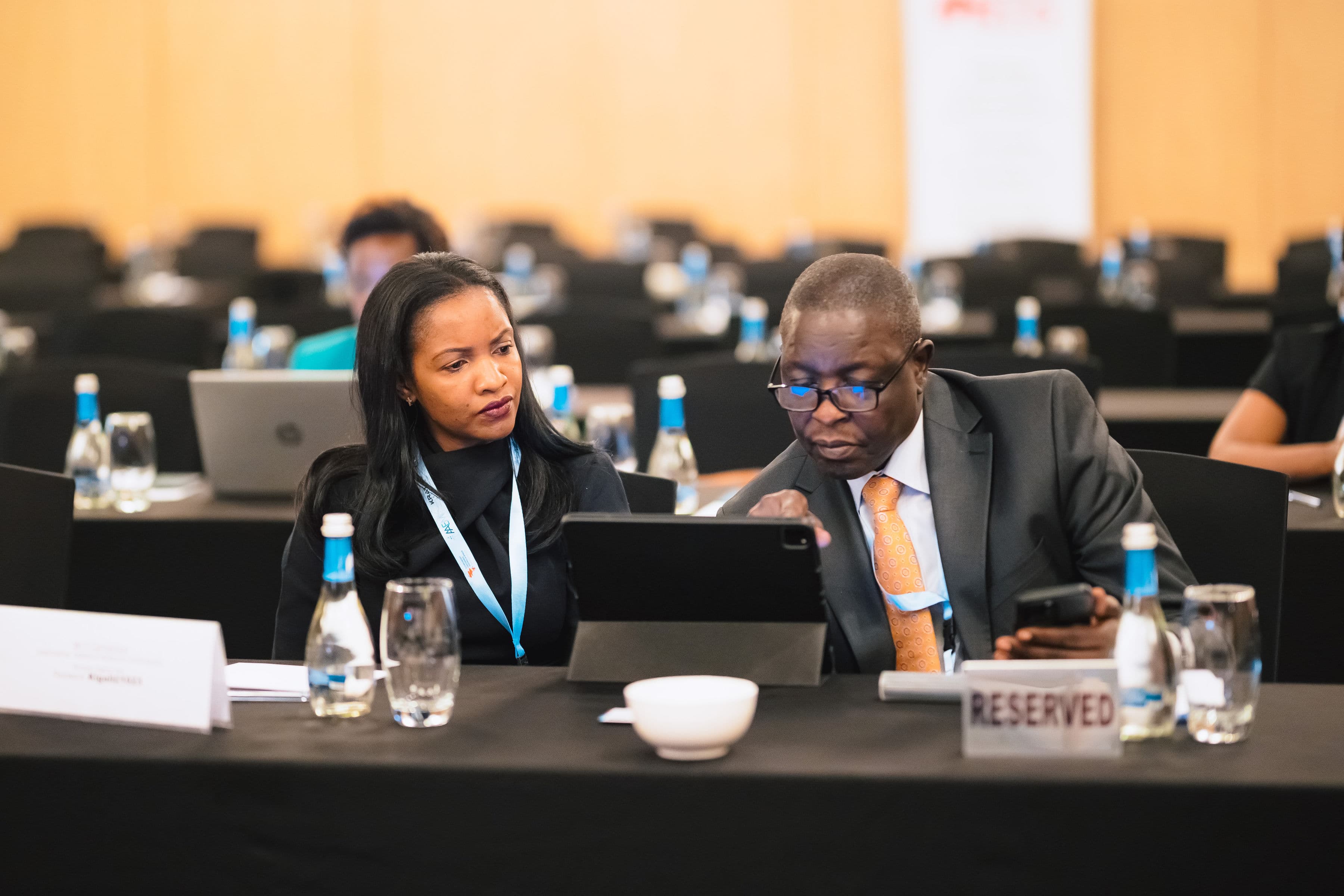 Conference session in Kigali