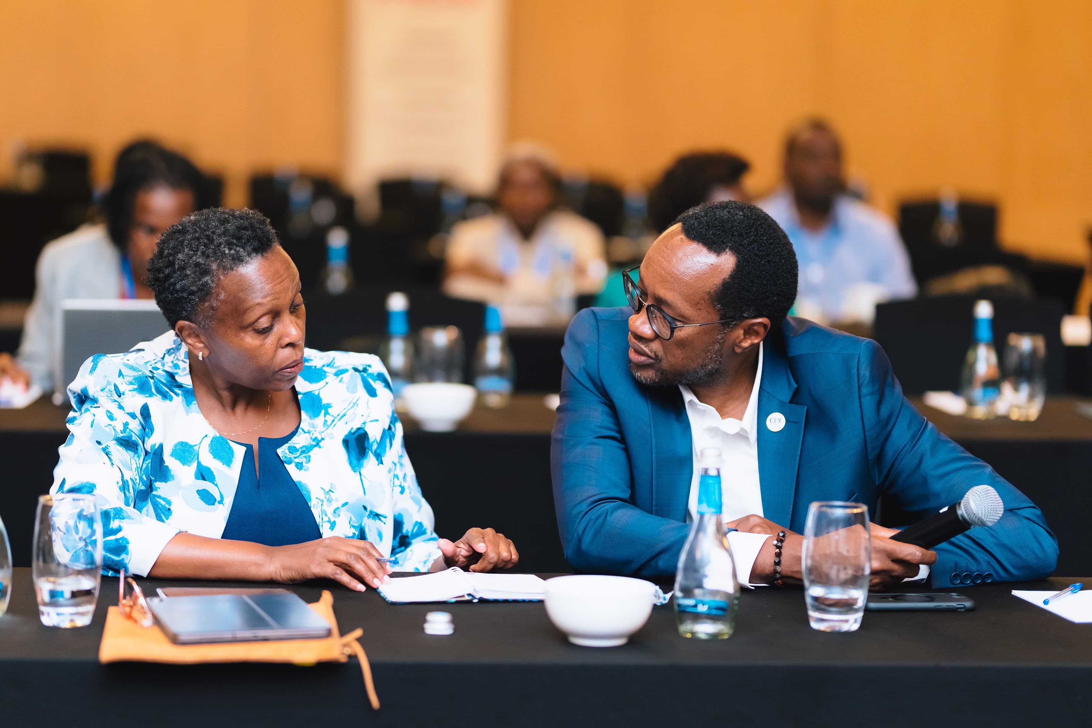 Conference session in Kigali