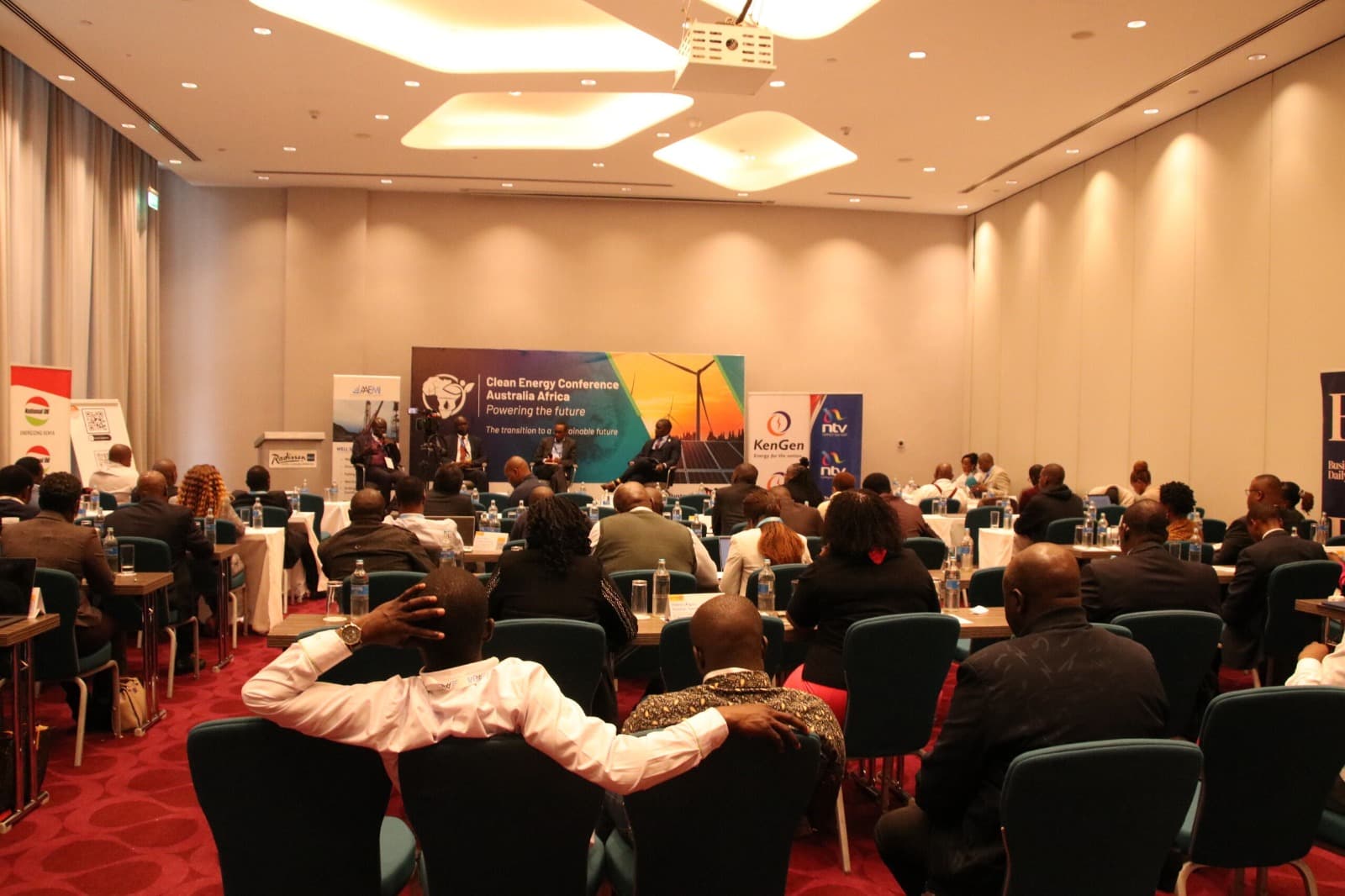 Conference networking room