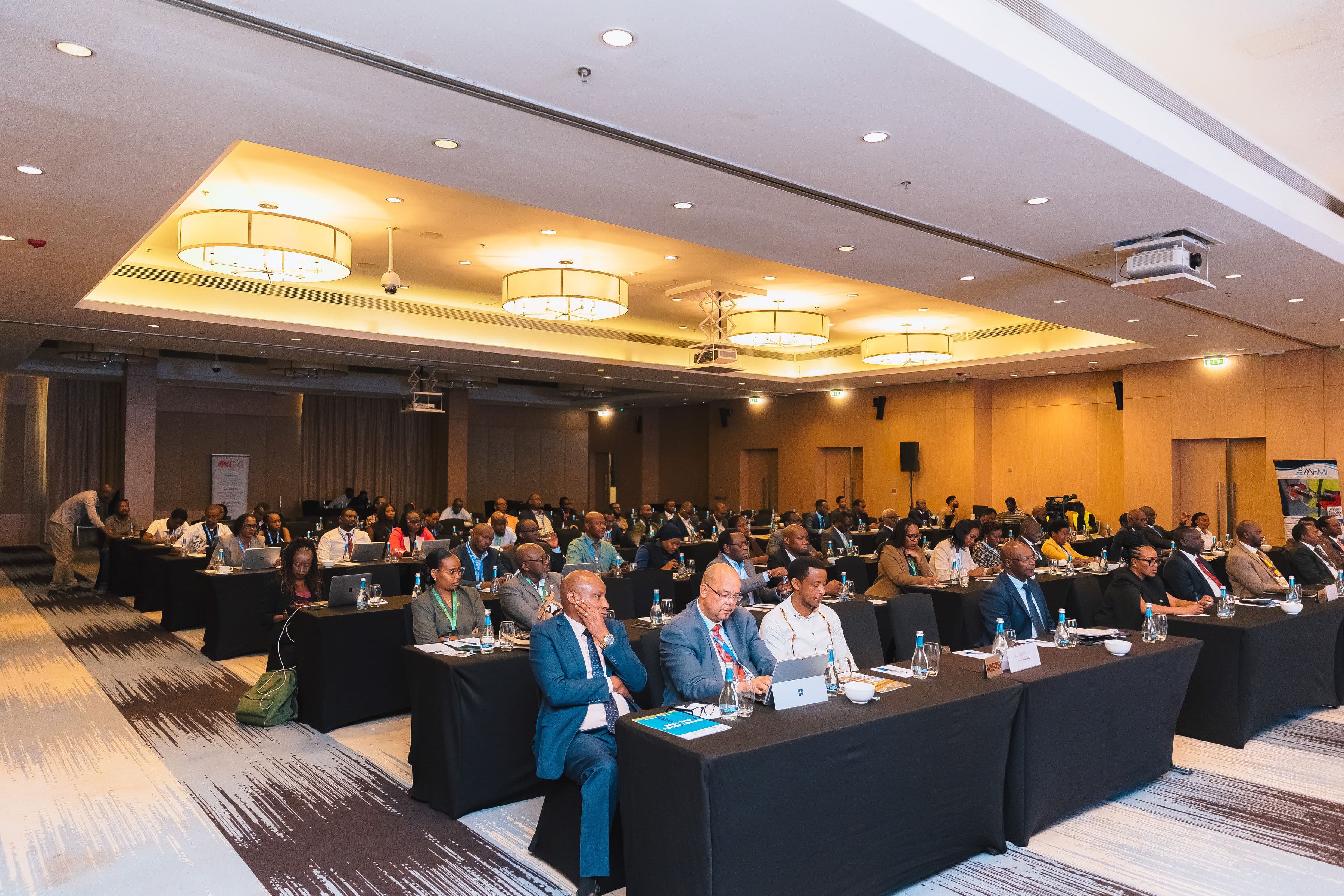 Main conference hall during the energy industry gathering